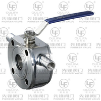 Jacketed Wafer Type Ball Valve BQ74F-16P