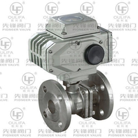 Electric Flanged Ball Valve with Direct Mounting Pad PQ941F